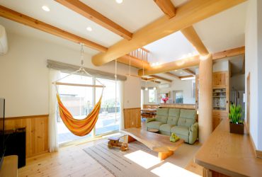 広く開放的なリビング | 自然素材の注文住宅,健康住宅 | 実例写真 | 愛知県小牧市