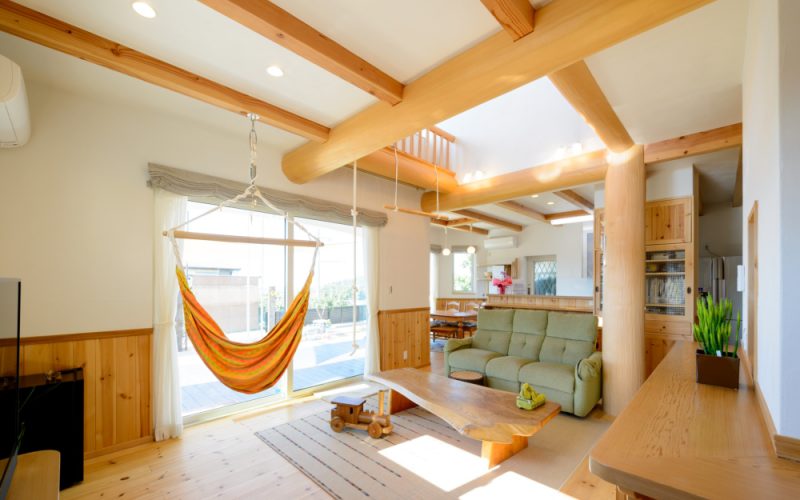 広く開放的なリビング | 自然素材の注文住宅,健康住宅 | 実例写真 | 愛知県小牧市