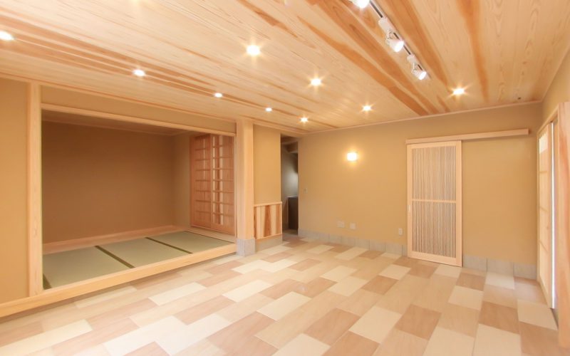 杉板張りの天井 | 自然素材の注文住宅,健康住宅 | 実例写真 | 東京都目黒区